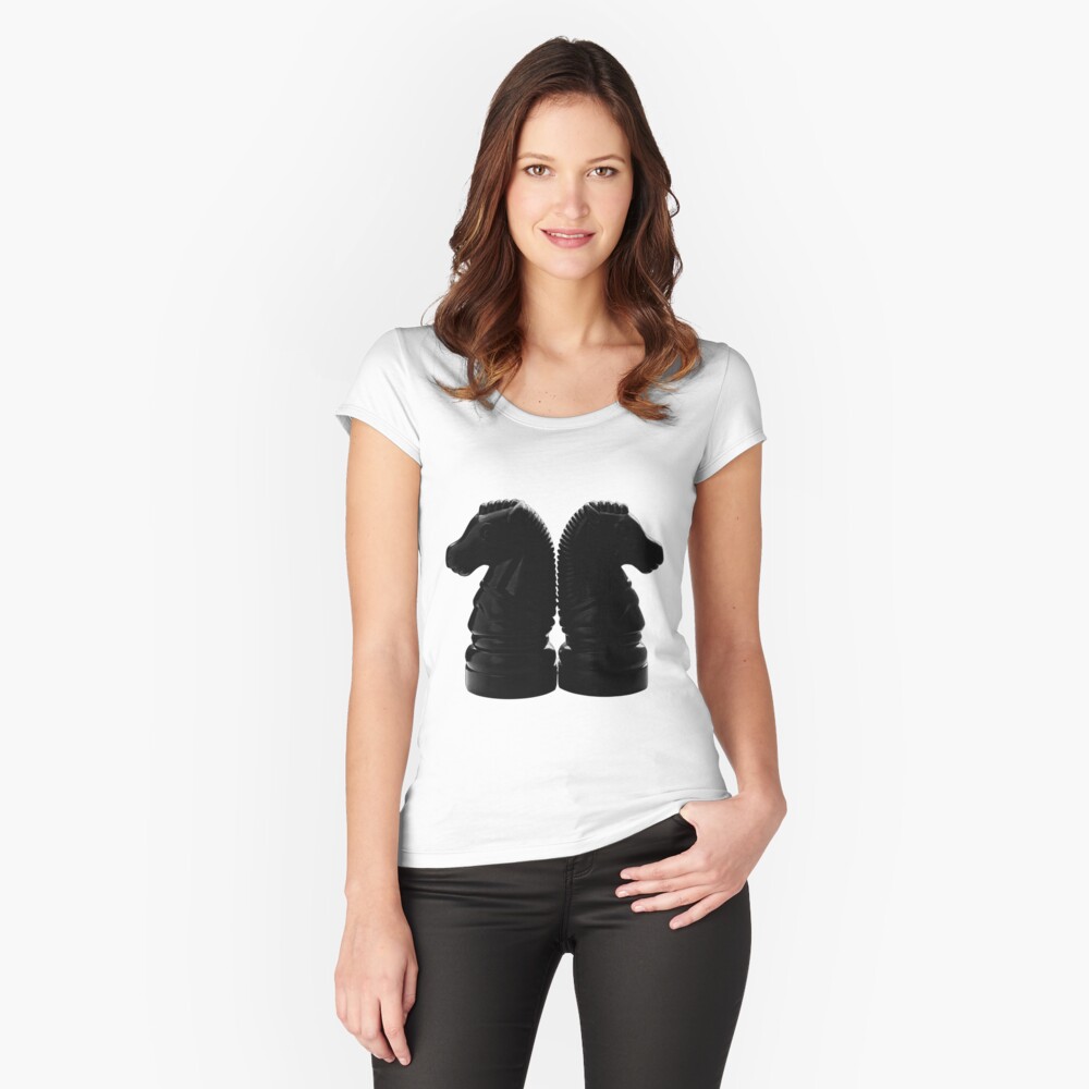 Item preview, Fitted Scoop T-Shirt designed and sold by stillnessgifts.