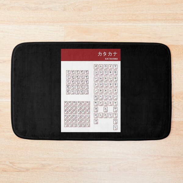 Item preview, Katakana Chart148 designed and sold by rtWavehub.