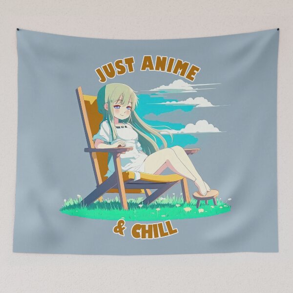 Item preview, Just Anime And Chill designed and sold by duke818.
