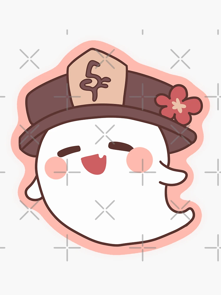 ♥ Boo Tao ♥ Hu Tao Ghost Sticker, Genshin Impact,  Sticker by Colchetos