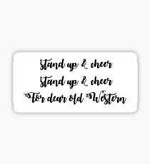 Dear Old Western Sticker
