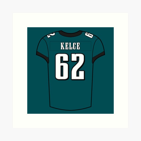 Jason Kelce Home Jersey Art Print for Sale by designsheaven