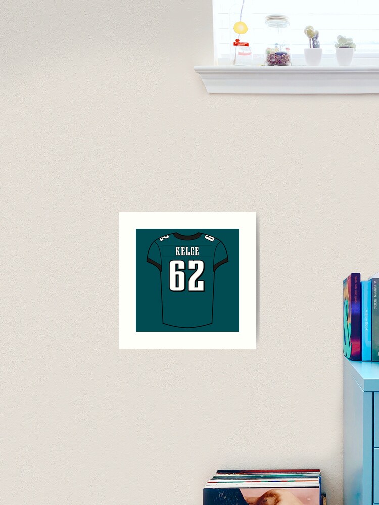 Jason Kelce Home Jersey Poster for Sale by designsheaven