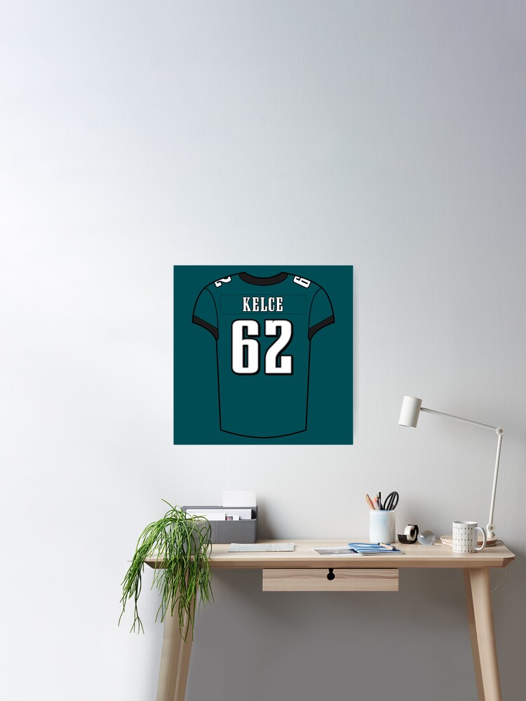 Jason Kelce Away Jersey Poster for Sale by designsheaven