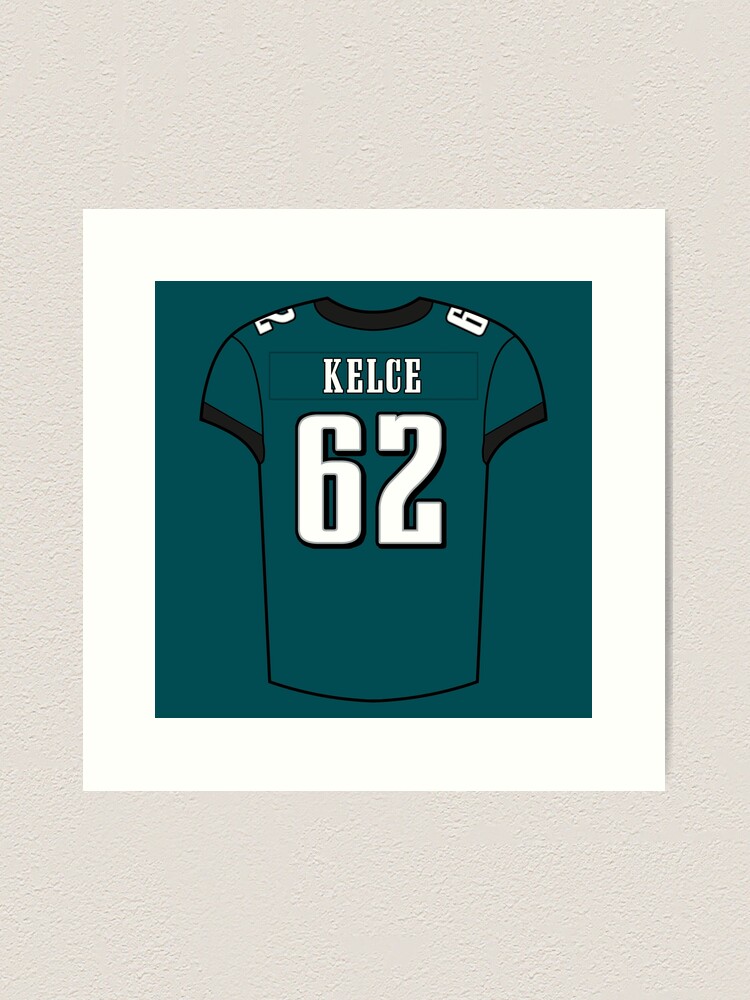 Jason Kelce Home Jersey Art Print for Sale by designsheaven