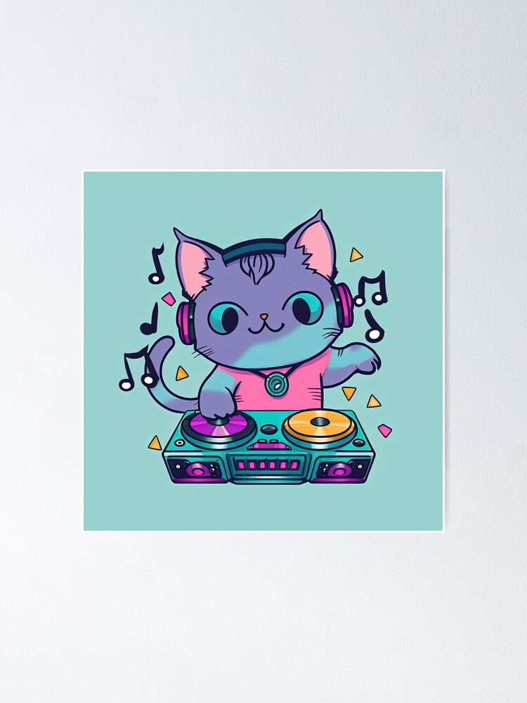 DJ Kitty!  Dj kitty, Happy cat, Cute cats