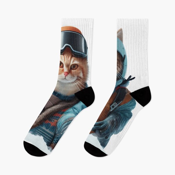 Item preview, Cats skiing designed and sold by KittyCat08.