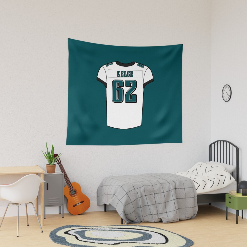 Jason Kelce Away Jersey Sticker for Sale by designsheaven