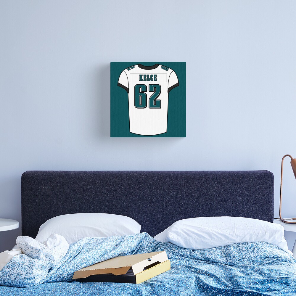 Jason Kelce Away Jersey Art Board Print for Sale by designsheaven