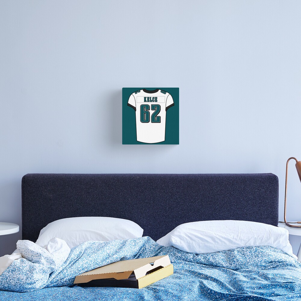 Jason Kelce Away Jersey Art Board Print for Sale by designsheaven