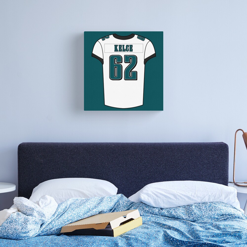 Jason Kelce Away Jersey Art Board Print for Sale by designsheaven