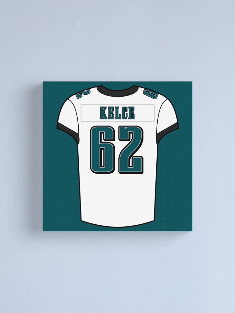 Jason Kelce Away Jersey Art Board Print for Sale by designsheaven