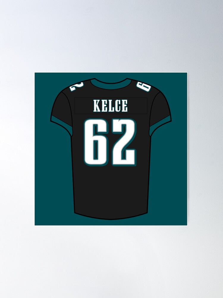 Jason Kelce Alternate Jersey Poster for Sale by designsheaven