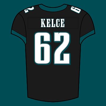 Jason Kelce Alternate Jersey Sticker for Sale by designsheaven