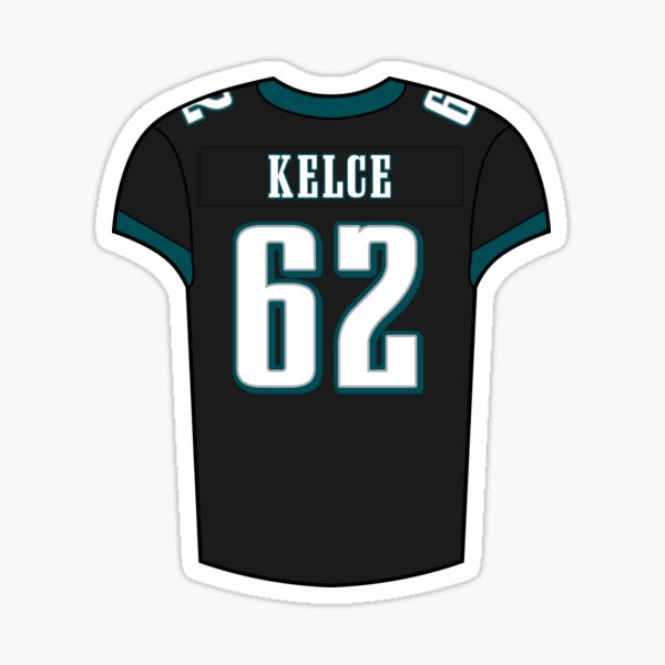 Jason Kelce Alternate Jersey Sticker for Sale by designsheaven