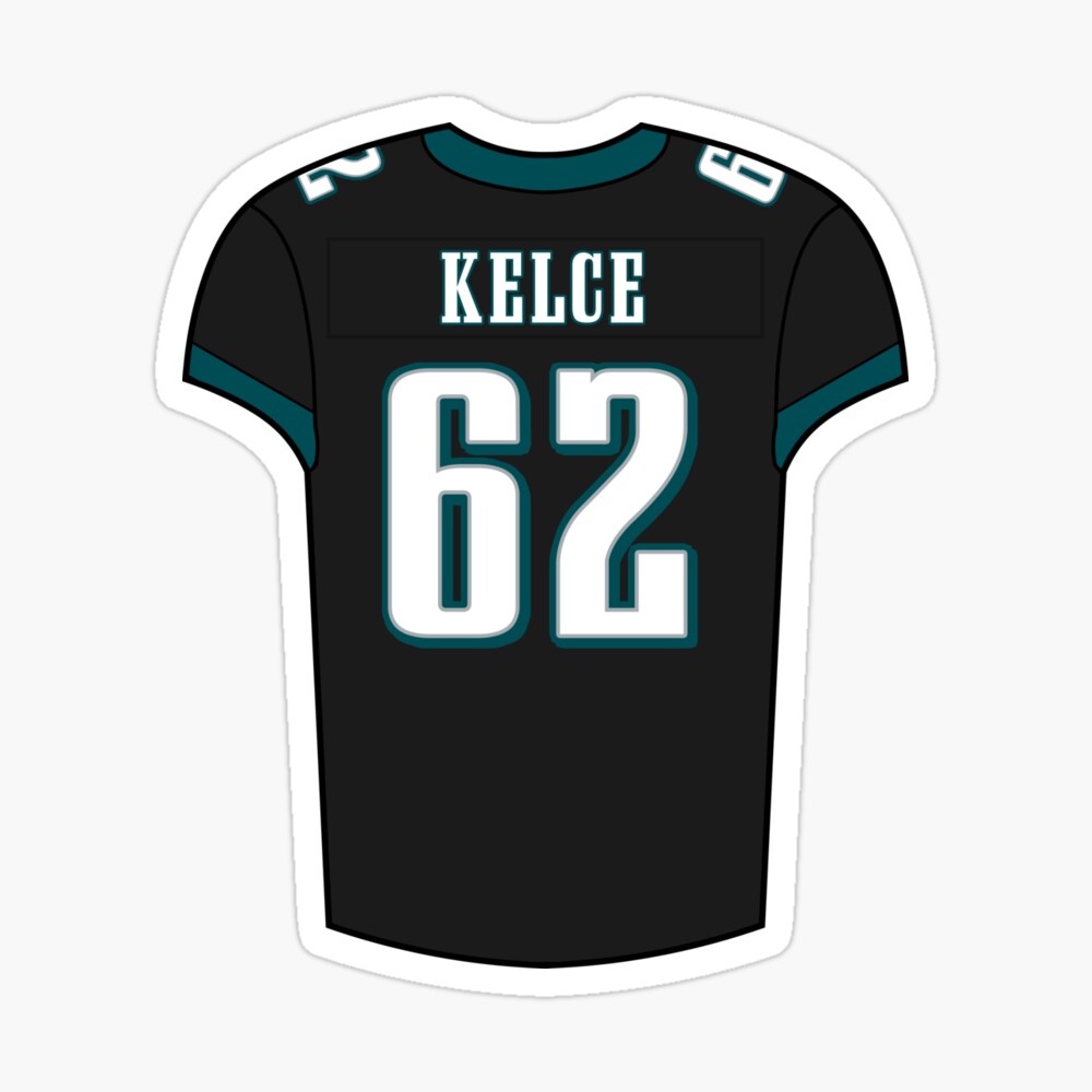 kelce eagles jersey black