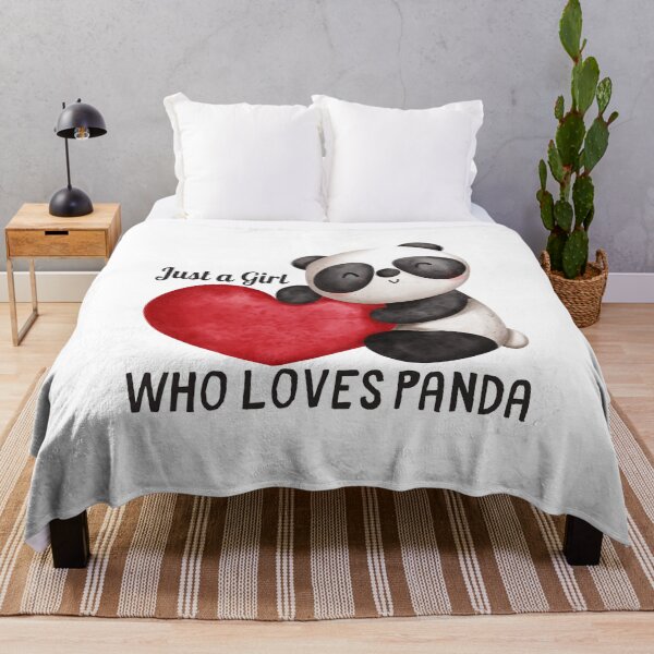 Item preview, Just a Girl Who Loves Panda designed and sold by qawistz.