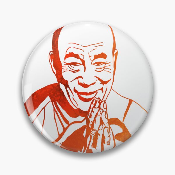 Item preview, Dalai lama art-paint designed and sold by Art-Peace.