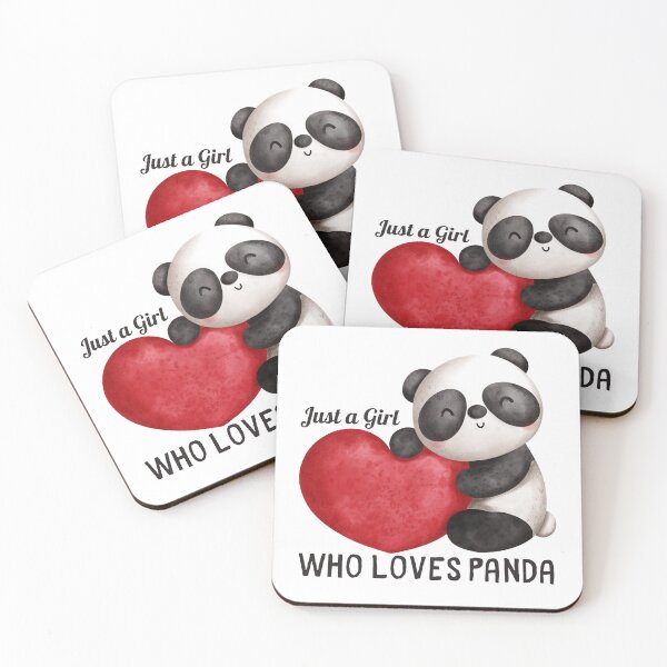 Item preview, Just a Girl Who Loves Panda designed and sold by qawistz.