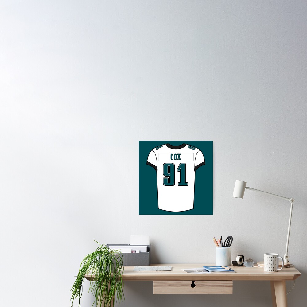 Fletcher Cox Away Jersey Poster for Sale by designsheaven