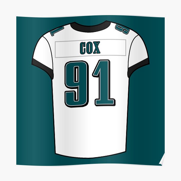 Fletcher Cox Away Jersey' Poster for Sale by designsheaven