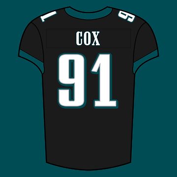 Fletcher Cox Alternate Jersey Art Print for Sale by designsheaven Redbubble