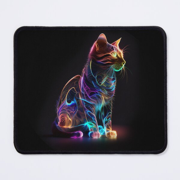Item preview, Neon surreal cat designed and sold by KittyCat08.