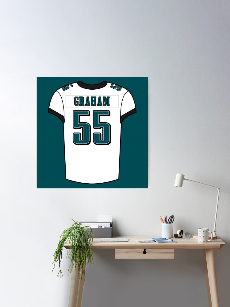 Brandon Graham Home Jersey Poster for Sale by designsheaven