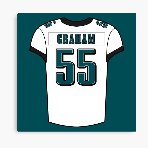 Brandon Graham Away Jersey' Canvas Print for Sale by designsheaven