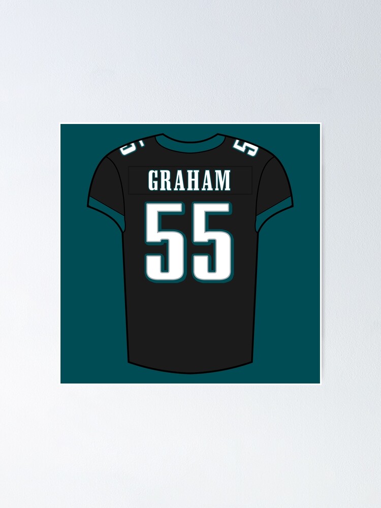 Brandon Graham Home Jersey Poster for Sale by designsheaven