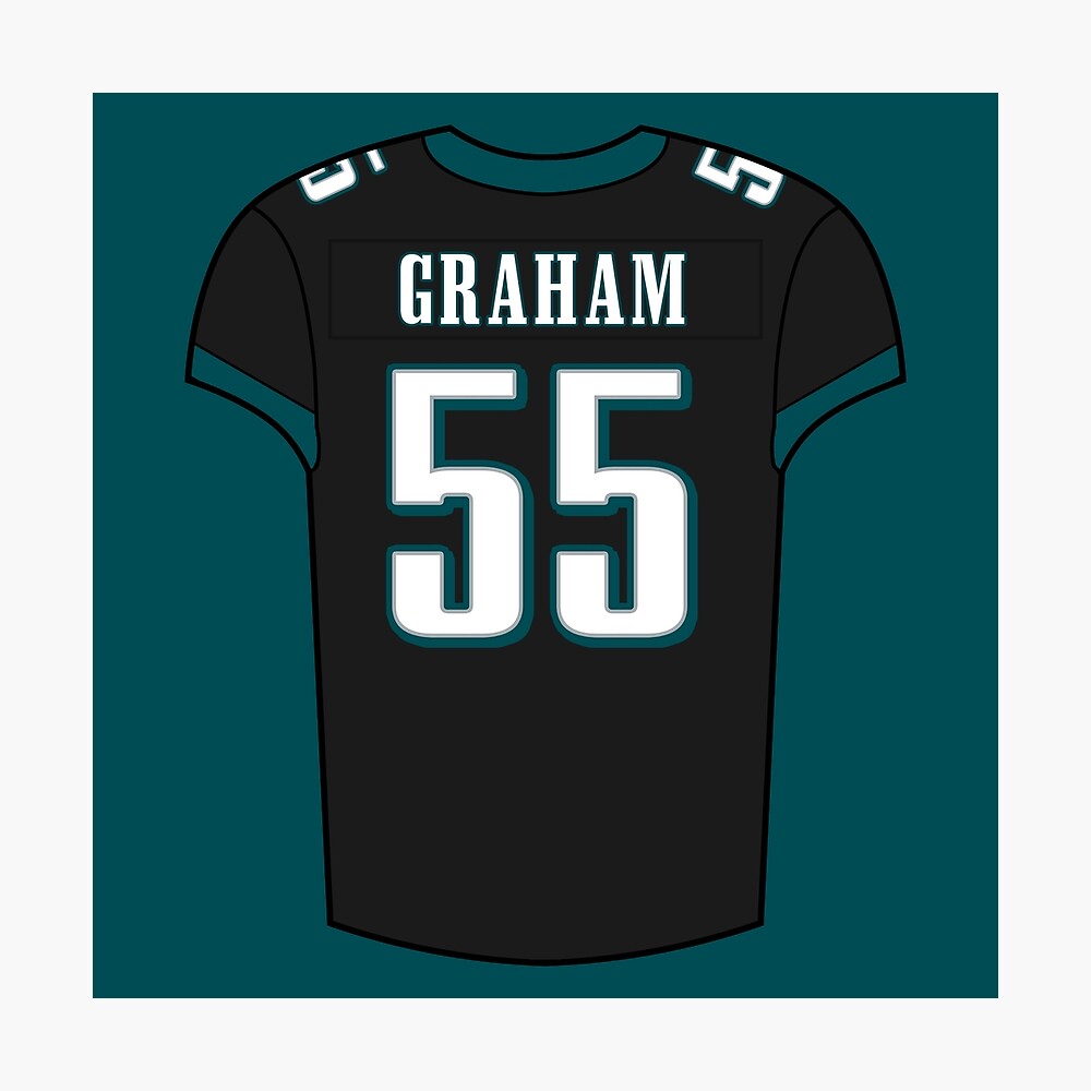 Brandon Graham Away Jersey Poster for Sale by designsheaven