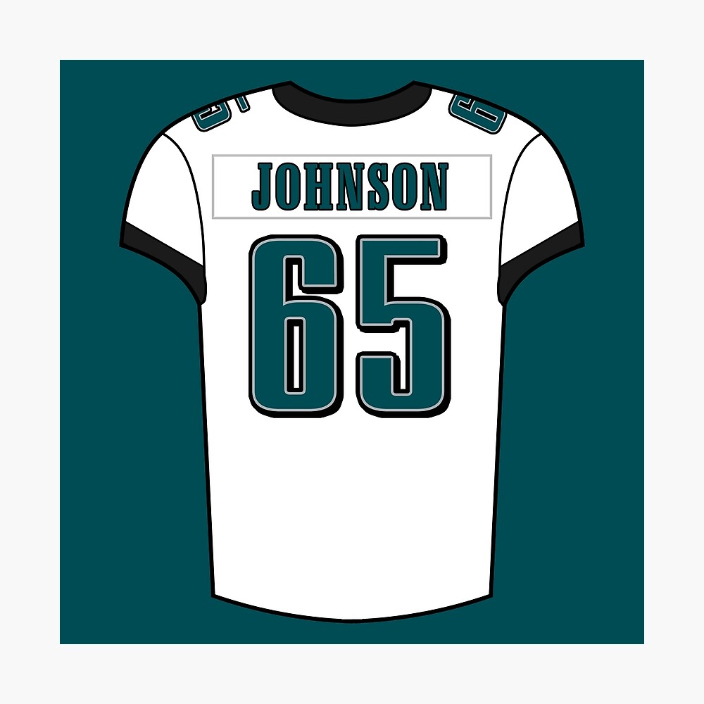 Jason Kelce Away Jersey Art Board Print for Sale by designsheaven