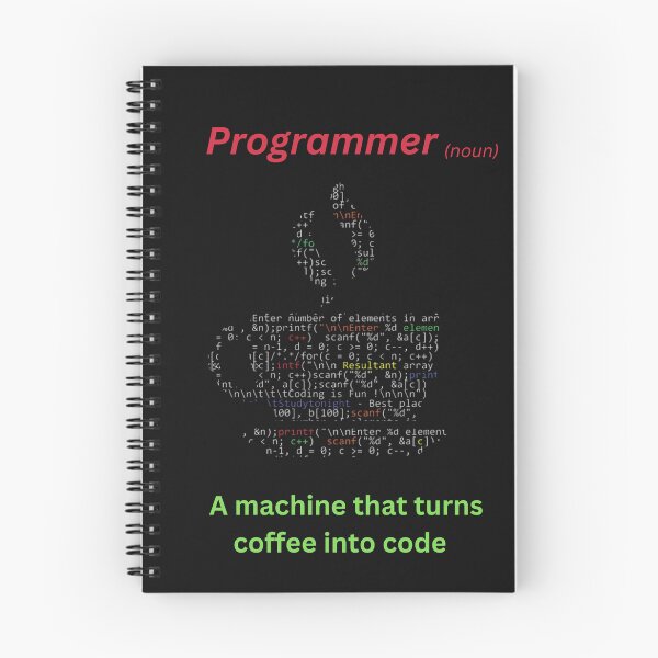 Item preview, Programmer a machine that turns coffee into code  designed and sold by t1n3333.