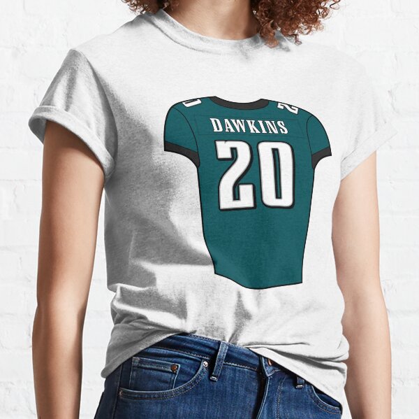 Women's Brian Dawkins Midnight Mascot T-Shirt - Black - Tshirtsedge