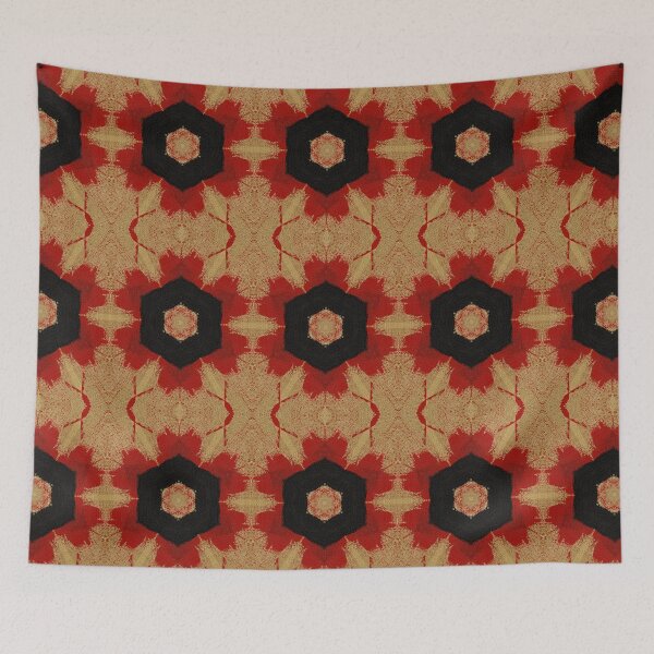 Item preview, Red Flower Abstract designed and sold by KeksWorkroom.