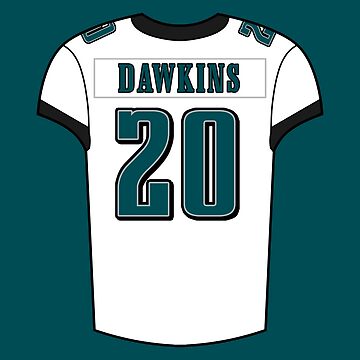 Brian Dawkins Home Jersey Sticker for Sale by designsheaven