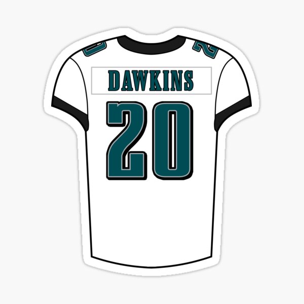 Brian Dawkins #20 Philadelphia Team Name & Number 3D T-Shirt S-5Xl Gift  Fan