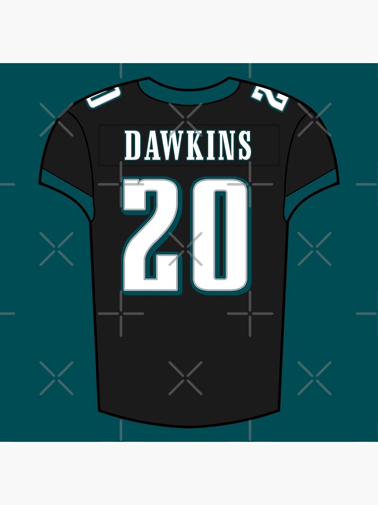 Brian Dawkins Home Jersey Sticker for Sale by designsheaven