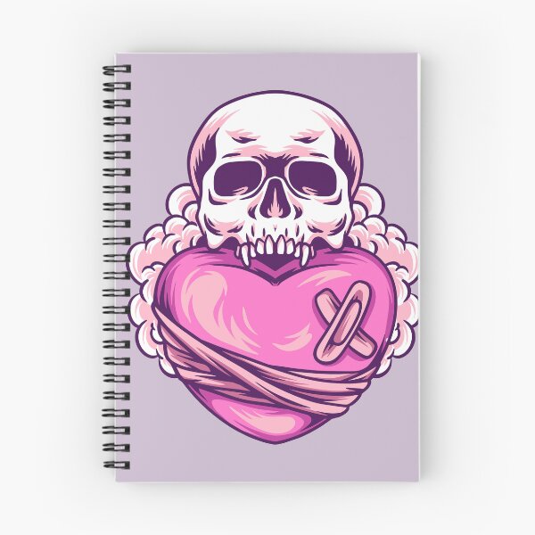 Item preview, Pink Skull and Wounded Heart designed and sold by GypsyGarou.