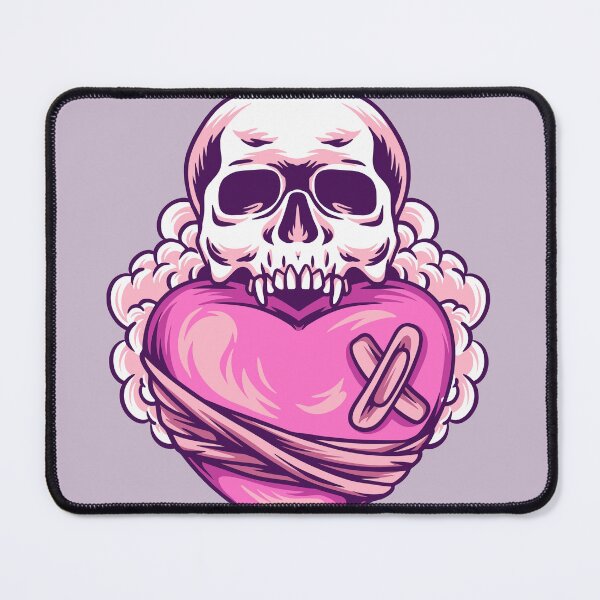 Item preview, Pink Skull and Wounded Heart designed and sold by GypsyGarou.
