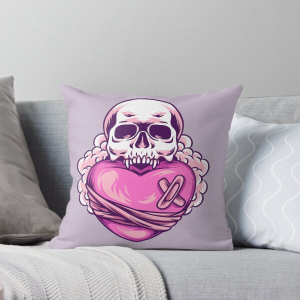 Item preview, Pink Skull and Wounded Heart designed and sold by GypsyGarou.
