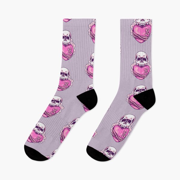 Item preview, Pink Skull and Wounded Heart designed and sold by GypsyGarou.