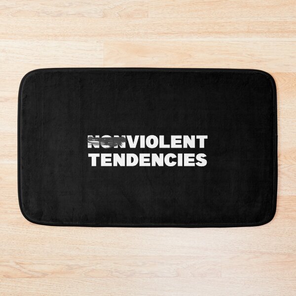 Item preview, NONVIOLENT VIOLENT TENDENCIES designed and sold by CRINGEWORTHY TEES.