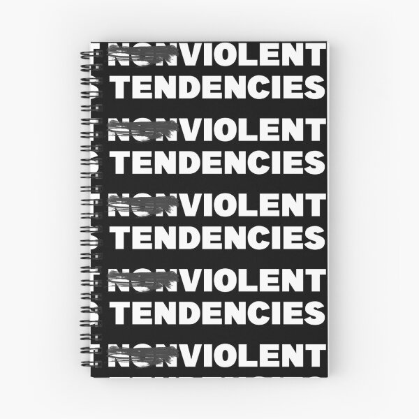 Item preview, NONVIOLENT VIOLENT TENDENCIES designed and sold by CRINGEWORTHY TEES.