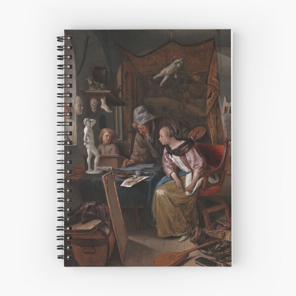 Item preview, The Drawing Lesson (Jan Steen) designed and sold by ArtHistorical.
