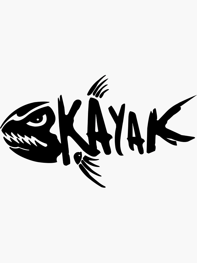 Kayak Fishing (Full) Sticker for Sale by vvhizuky