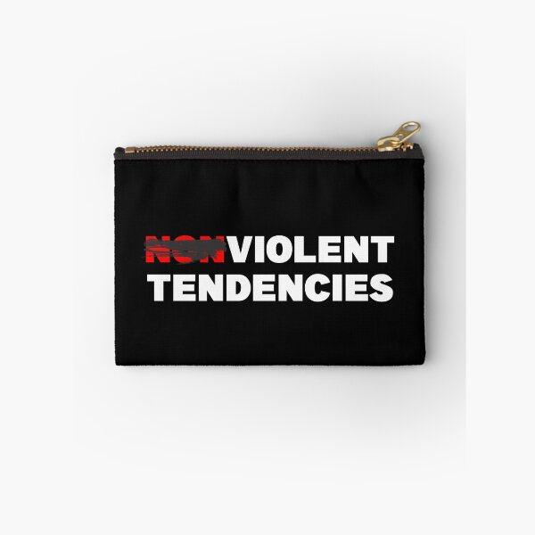 Item preview, NONVIOLENT VIOLENT TENDENCIES designed and sold by CRINGEWORTHY TEES.