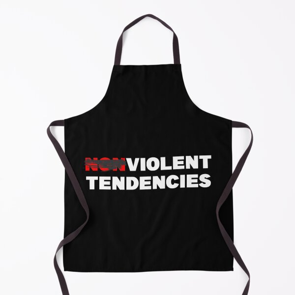 Item preview, NONVIOLENT VIOLENT TENDENCIES designed and sold by CRINGEWORTHY TEES.