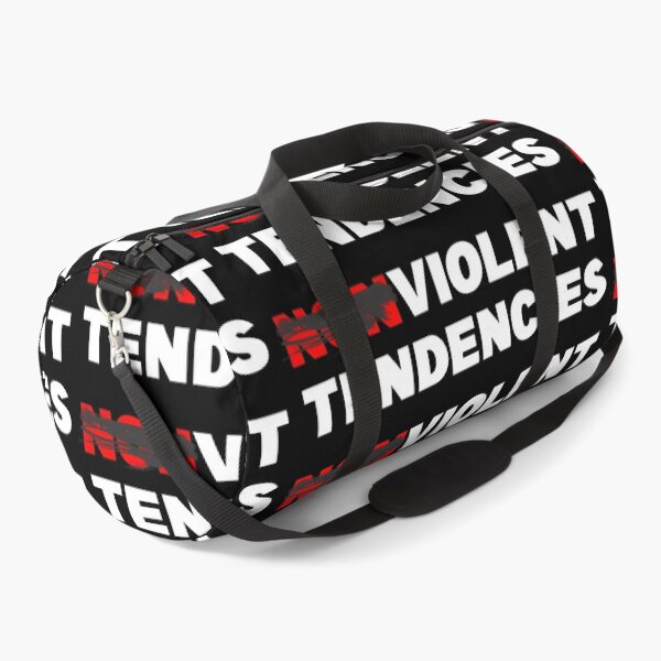 Item preview, NONVIOLENT VIOLENT TENDENCIES designed and sold by CRINGEWORTHY TEES.
