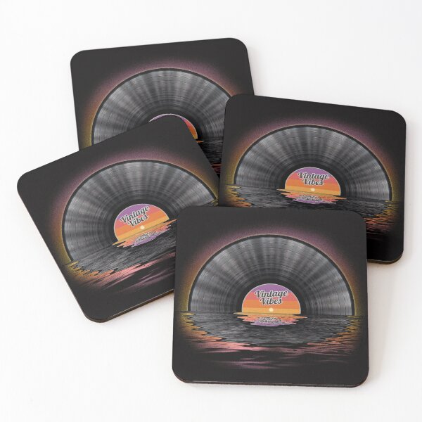 Item preview, Vinyl Record Vintage Vibes Sunset designed and sold by BeansHotTees.